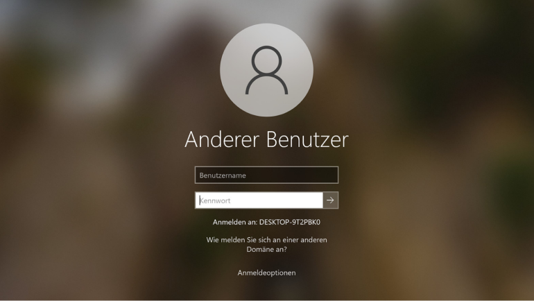 Windows login